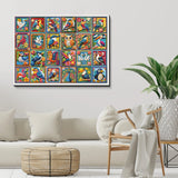 Colorful Bird Patchwork Jigsaw Puzzle 1000 Pieces