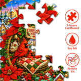 Christmas Cardinals Jigsaw Puzzle 1000 Pieces