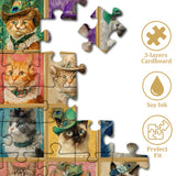 Vintage Cat Collection Jigsaw Puzzle 1000 Pieces