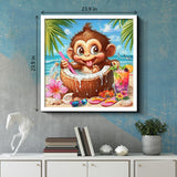 Puzzle de rêve de l'île des singes 1000 pièces