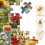Letters of the Seasons Jigsaw Puzzle 1000 Pieces