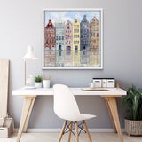 Canal Houses Jigsaw Puzzle 1000 Pieces