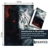 Puzzle Tigre Azzurra Cremisi 1000 Pezzi