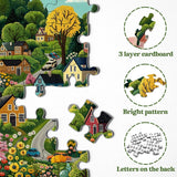 Puzzle di campagna vivace 1000 pezzi