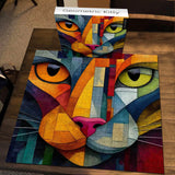 Puzzle geometrico del gattino 1000 pezzi