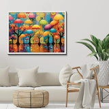 Rompecabezas Bosque de Paraguas Urbanos 1000 Piezas