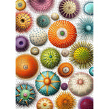 Colorful Sea Urchin Jigsaw Puzzles 1000 Pieces