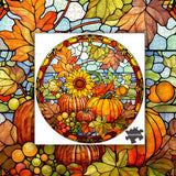 Pumpkins & Sunflowers Jigsaw Puzzle 1000 Pieces