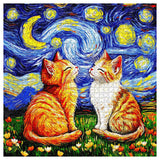 Kittens Under Stars Jigsaw Puzzle 1000 Pieces