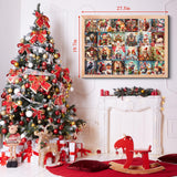 Snow Animals Christmas Advent Calendar Jigsaw Puzzle 1000 Pieces