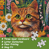 Garden Cat Jigsaw Puzzles 1000 Pieces