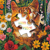 Garden Cat Jigsaw Puzzles 1000 Pieces