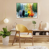 Puzzle Chats Chromatiques 1000 Pièces