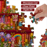 Fairy Bookshelf Jigsaw Puzzle 1000 Pieces