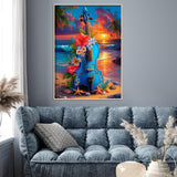 Floral Violin Jigsaw Puzzle 1000 Pieces