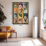 Vintage Cat Collection Jigsaw Puzzle 1000 Pieces