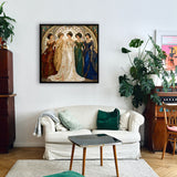 Ventana manchada belleza rompecabezas 1000 piezas