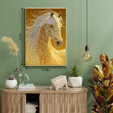 Puzzle del cavallo d'oro da 1000 pezzi