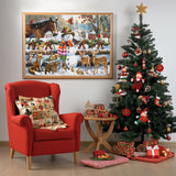 Christmas Animal Party Jigsaw Puzzle 1000 Pieces