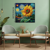 Sternenhaftes Sonnenblumen-Puzzle 1000 Teile