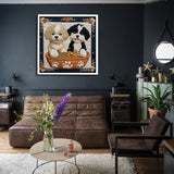 Puppy Feast Jigsaw Puzzle 1000 Piece