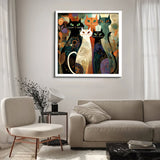 Puzzle di Gatti Colorati 1000 Pezzi