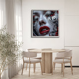 Silver Lace Kiss Jigsaw Puzzle 1000 Pieces