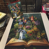 Book Page Town Jigsaw Puzzle 1000 Pieces