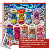 Aurora Knit stivali Jigsaw Puzzle 1000 pezzi
