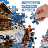 Skiers' Mountain Retreat Puzzle 1000 Stück