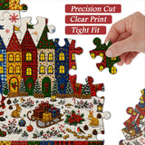 Quilted Christmas Town Jigsaw Puzzle 1000 Pieces