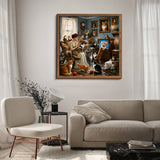 Retro Katzenhaus Puzzle 1000 Teile
