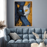 Puzzle Sguardo Blu Oro 1000 Pezzi