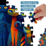 Puzzle di Gatti dei Sogni Vividi, 1000 Pezzi