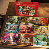 Animal Christmas Holidays Jigsaw Puzzle 1000 Pieces