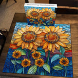 Blooming Sunflowers Jigsaw Puzzle 1000 Pieces