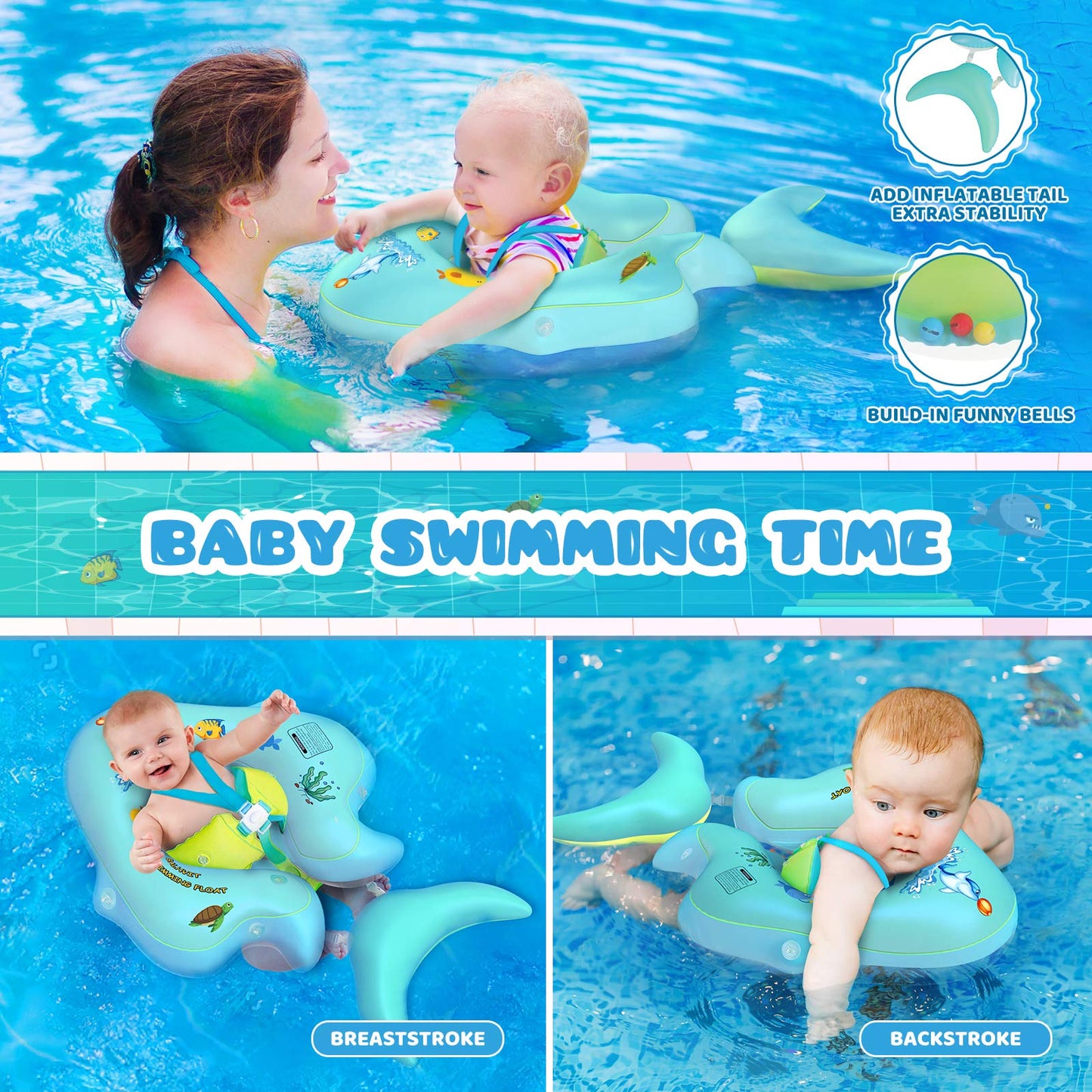 2023 Latest Baby Swim Ring