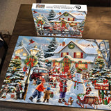 Christmas Snow Scene Jigsaw Puzzle 1000 Pieces