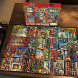 Christmas Treasure Hunt Advent Calendar Jigsaw Puzzle 1000 Pieces