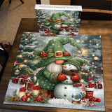 Puzzles Jigsaw de 1000 pièces de l'ami festif des gnomes