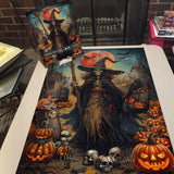 Skeleton Witch Jigsaw Puzzle 1000 Pieces