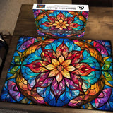 Stained Glass Mandala Jigsaw Puzzle 1000 Pieces