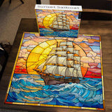 Sunset Saiboat Jigsaw Puzzle 1000 Pieces