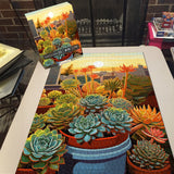 Sunset Succulents Jigsaw Puzzle 1000 Pieces