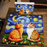 Kittens Under Stars Jigsaw Puzzle 1000 Pieces