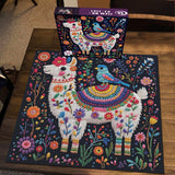 Llama in Bloom Jigsaw Puzzle 1000 Pieces