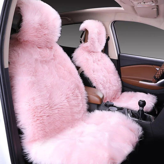 Winter Soft Wool Car Seat Cover