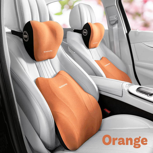 Comfy Car Seat Neck Cushion & Lumbar Pillows